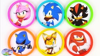 Learn Colors with Sonic Boom Amy Rose Shadow Tails Toys Surprise Egg and Toy Collector SETC