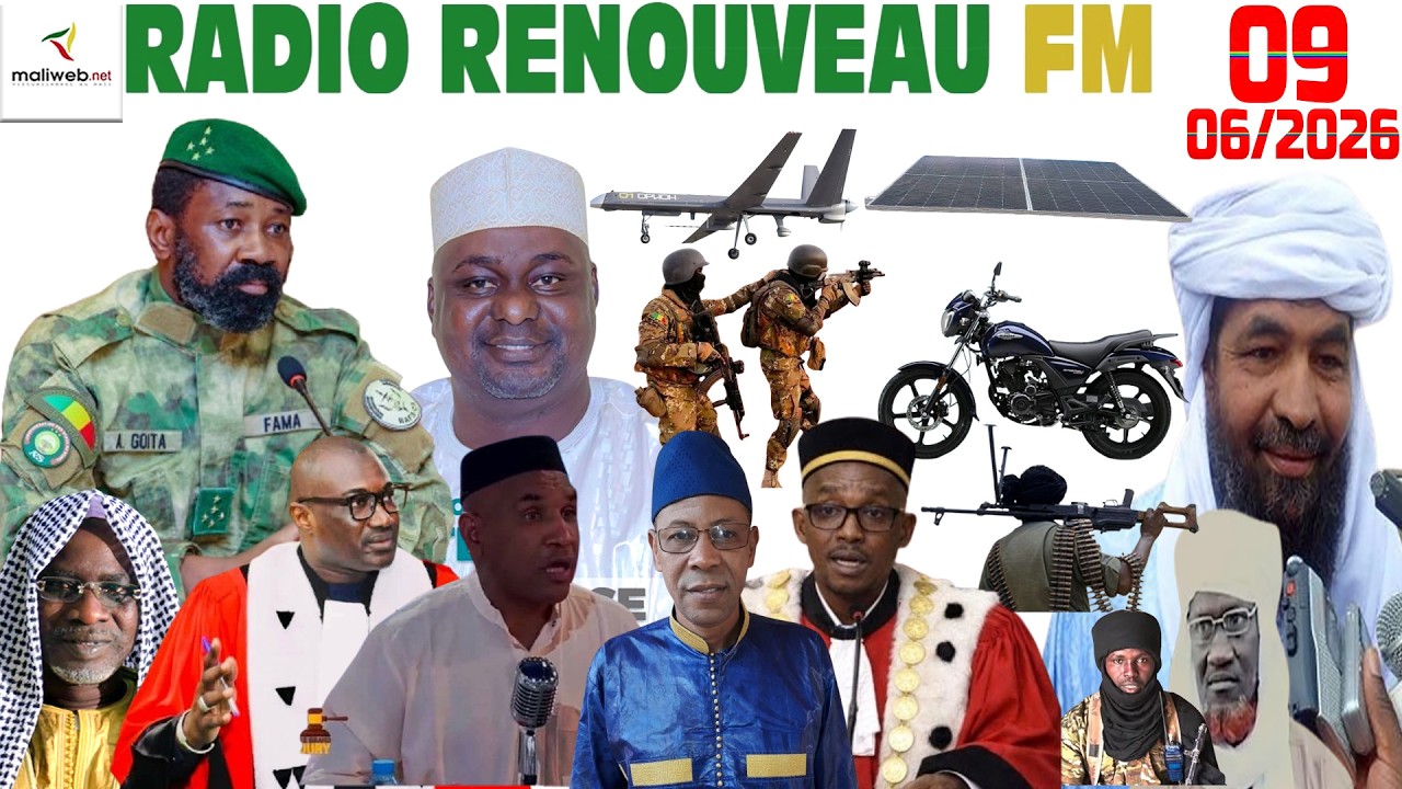 La Revue de Presse de la RADIO RENOUVEAU FM du 09 Juin 2026