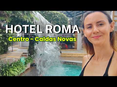 HOTEL NO CENTRO DE CALDAS NOVAS MUITO BOM COM PARQUE AQUÁTICO