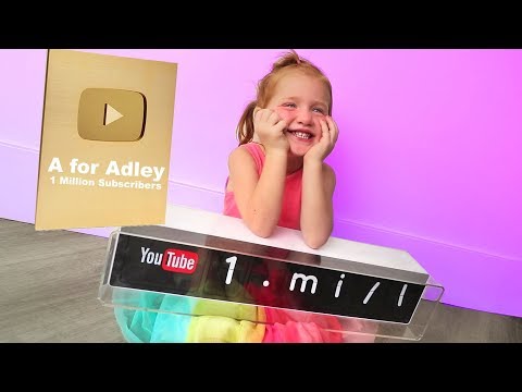 1,000,000 FRIENDS!! Adley has a SURPRISE for YOU! Family Party Routine for one million subs 🎉 Video