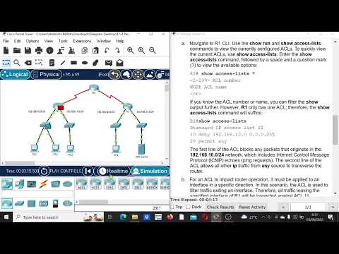 4.1.4 Packet Tracer - ACL Demonstration - Kelompok Ultraman