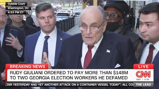 Giuliani's life is over, $148 million defamation verdict