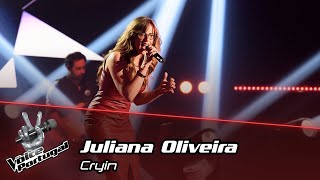 Juliana Oliveira - &quot;Cryin&quot;| Provas Cegas | The Voice Portugal