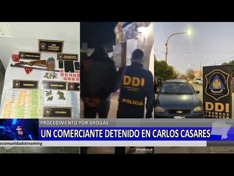 🚨 COMERCIANTE DE CARLOS CASARES DETENIDO POR DROGAS