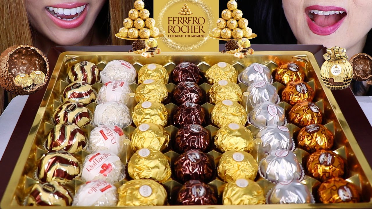 ASMR EATING FERRERO ROCHER GRAND ASSORTMENT *new flavors* 먹방