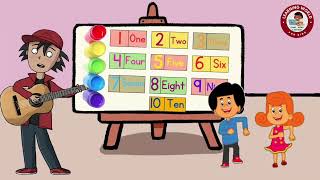 Toddlers learning, A to Z, Kids rhymes, collection for writing along dotted lines for toddler