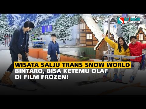 Wisata Salju Trans Snow World Bintaro, Bisa Ketemu Olaf di Film Frozen!