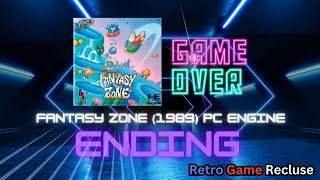 Fantasy Zone (1989) PC Engine Turbografx ending [Retro Gaming]