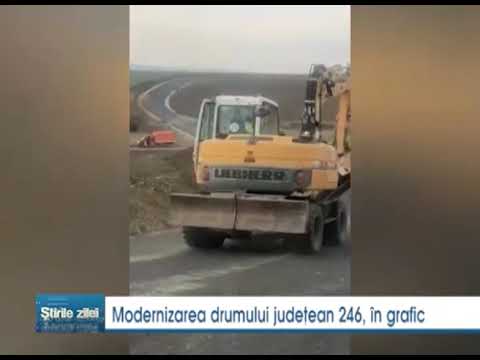 Modernizarea drumului judetean 246, in grafic