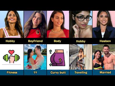 Comparison:Céline Dept vs Antonella vs Georgina vs Mia Khalifa 🔥