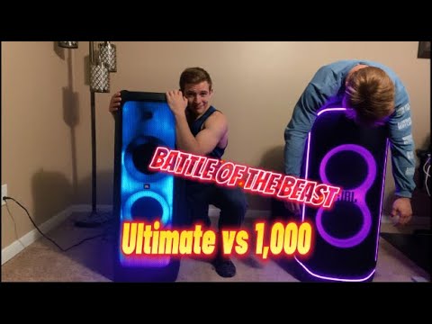 JBL PartyBox Ultimate vs JBL PartyBox 1,000 |Battle of the Beasts|
