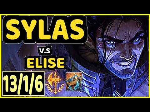 BLABER (SYLAS) vs ELISE - 13/1/6 KDA JUNGLE CHALLENGER GAMEPLAY - NA