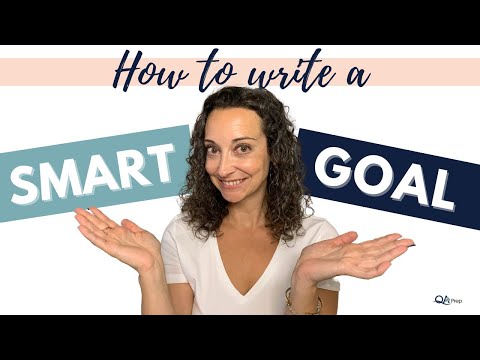How to write a SMART goal (for mental health)
