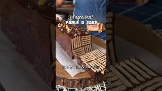 Parle G + Chocolate & Cream !!! That is ALL YOU NEED to make this Biscuit cake. Kaisa laga ?
