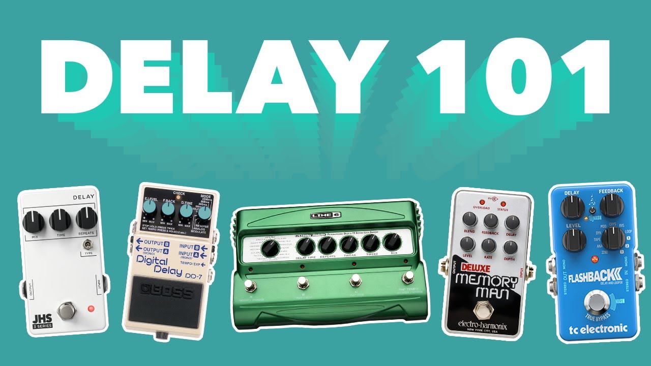 Understanding Guitar Pedal Delays And How To Use Them - YouTube