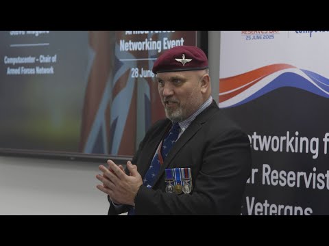 Reservists event - part of our Armed Forces Week activities