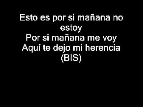 Aldeanos ft Escuadron Patriota - Por si mañana no estoy LETRA