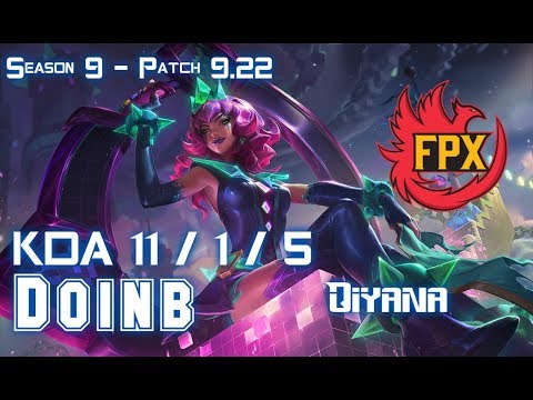 FPX Doinb QIYANA vs RYZE Mid - Patch 9.22 EUW Ranked