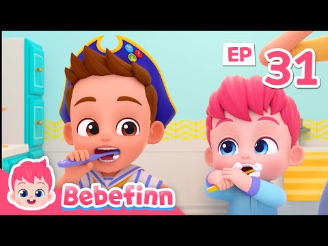 Brush Your Teeth 🦷 | EP31 | Bebefinn Sing Along | Nursery Rhymes & Kids Songs