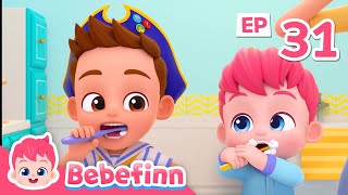Brush Your Teeth 🦷 | EP31 | Bebefinn Sing Along | Nursery Rhymes &amp; Kids Songs