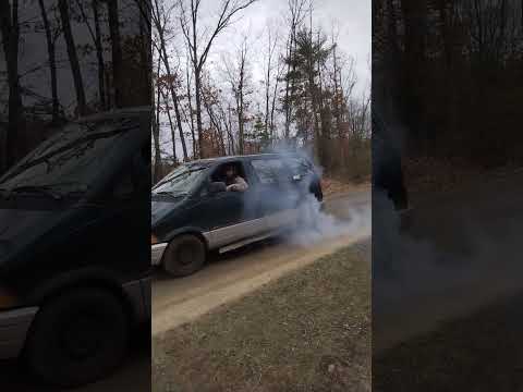 Thumbnail for doing a burnout in the 97 ford aerostar sport by Ford Aerostar