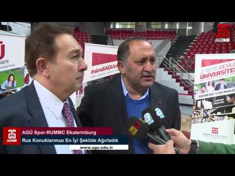 AGÜ TV-AGÜ Spor - UMMC Ekaterinburg " Rus Konuklarımızı En İyi Şekilde Ağırladık"