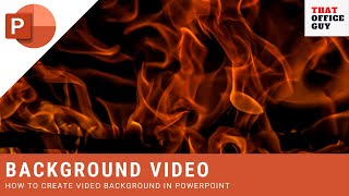 How to Create Video Background in PowerPoint [Motion Background for PowerPoint]