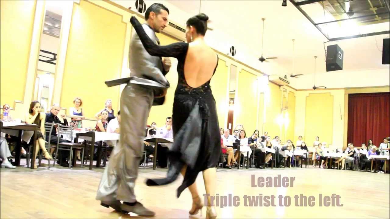 Giro & Soltada. Luciano Brigante & Alejandra Orozco. Milonga de Los Zucca. Enero 2014