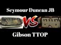 1980s Seymour Duncan JB vs 1970s Gibson Ttop Bridge Pickup | Tone Comparison