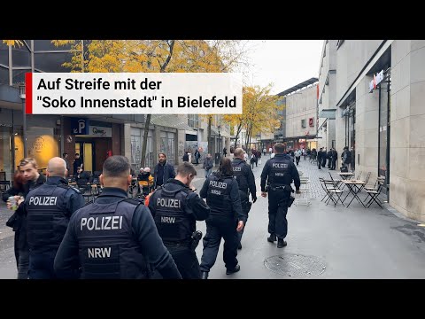 Auf Streife mit der Soko Innenstadt an Bielefelds Hotspots