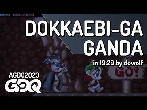 Dokkaebi-ga Ganda by dowolf in 19:29 - Awesome Games Done Quick 2023