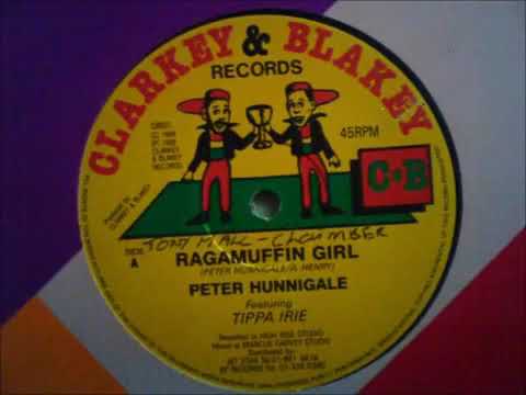 Peter Hunnigale feat Tippa Irie   Raggamuffin girl   1989 Original  VOCALS AND DUB  version