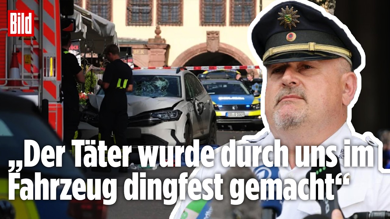 LEIPZIG NACH AMOKFAHRT: Polizei erklärt Ablauf – Täter gefasst, keine Gefahr mehr