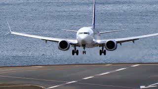 Thrilling Maneuvers: Nail-Biting 2 Go-Arounds in Extreme Wind at Madeira Airport!