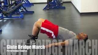 Glute Bridge March exercise video thumbnail
