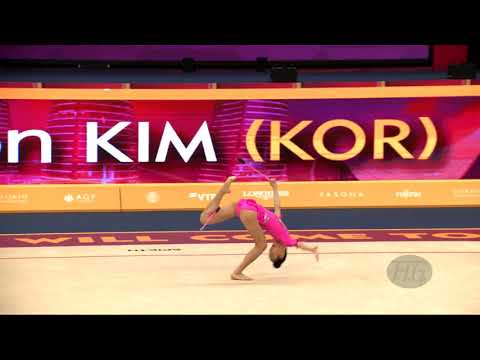 KIM Joowon (KOR) - 2019 Rhythmic Worlds, Baku (AZE) - Qualifications Clubs