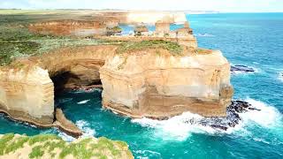 Aerial view of Loch Ard Gorge