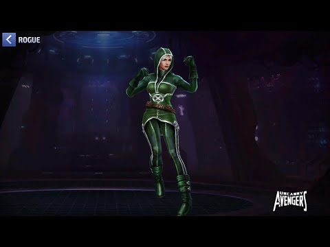 Rogue New Uniform First look / uniform effect in Marvel Future Fight