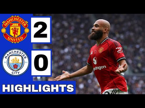 Manchester United vs Manchester City 2-0 Highlights & All Goals | Premier League | Man Utd Man City