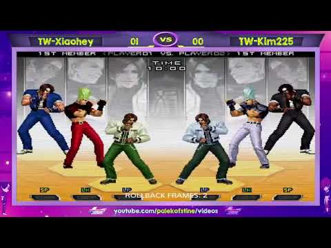 TW-Xiaohey Vs Kim225 (阿弟仔) FT10 KOF 2002 UM - Outra Battle Forte