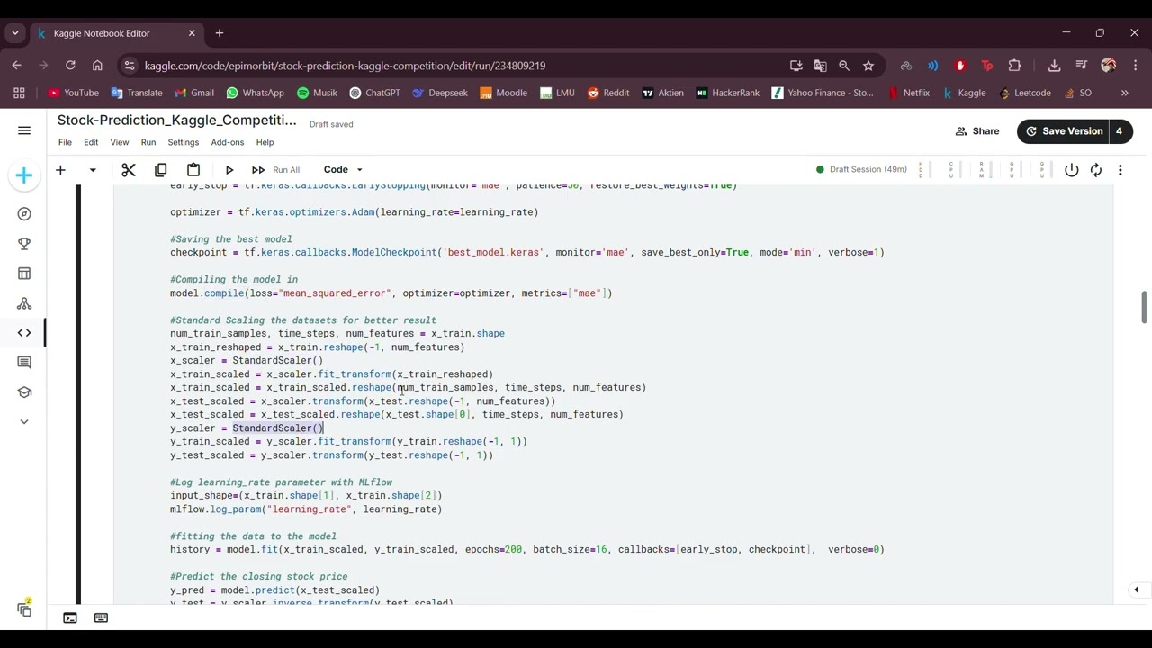 Predicting the Stock Market with GenAI | Kaggle x Google Competition Project