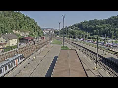 Hlášení a vlak Ústí nad Orlicí - R 888 + Zpoždění + Hlášení přijíždí, 24.8.2023 [HaVIS 3]