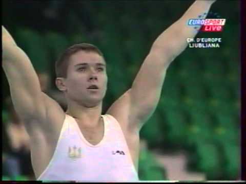 Roman ZOZULYA (UKR) floor - 2004 Europeans Ljubljana Team