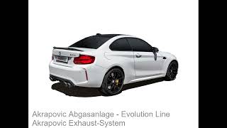 Video: Akrapovic Evolution Line Titan Duplex Sportauspuff-Komplettanlage ab Kat BMW M2 CS F87N