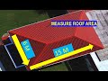 How To Measure Roof Area Hip Roof Estimation Roof Area