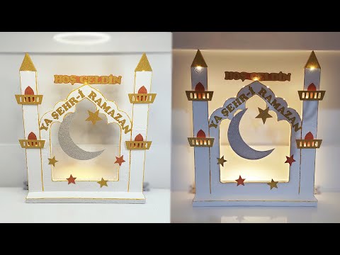 Ramadan Decoration Craft ideas - Handmade Ramadan Decor - Ramadan Craft - DIY Ramadan Mubarak Decor