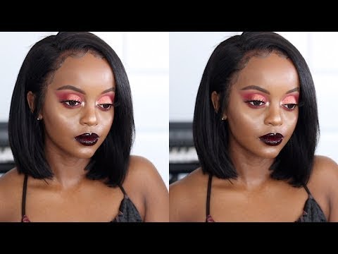 Short Bob Wigs Lace Front Wigs Short Bob Human Hair Short Silky Straight Lace Front Wigs