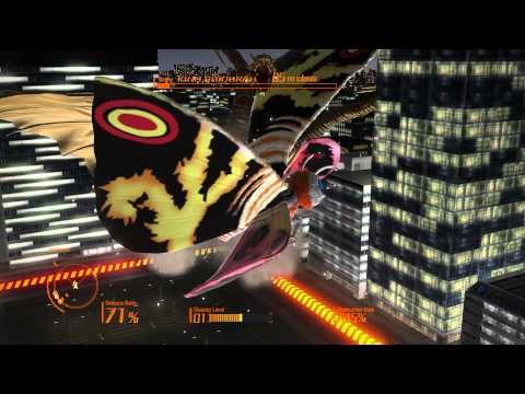 God of Destruction - Godzilla (PS4)  Defend Mode, Mothra (Adult), Hard Path