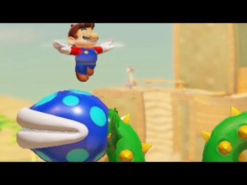 Super Mario Maker 2 🔧 Jumping From Piranhas Plants 🔧 Kanerto