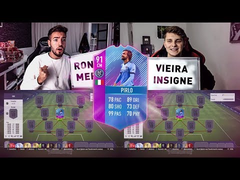 FIFA 18: Legende PIRLO Squad Builder Battle 😈😱Ultimate Team Wakez vs Fifagaming 🔥